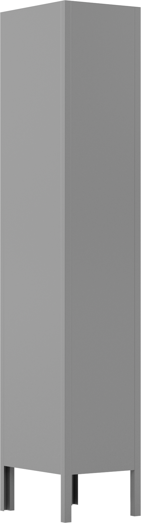 Montaj Gereken Kilitli Dolap, 66 inç Toplam Yükseklik, 1 Aşağı x 1 Enine, 12“ Genişlik x 15” İç Derinlik
