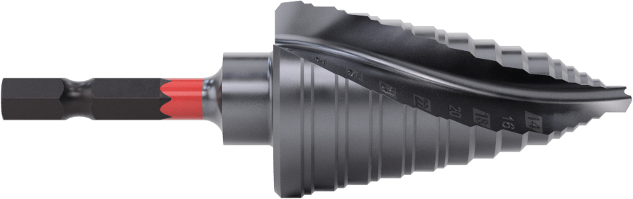 Çok Çaplı Yüksek Hızlı Çelik Matkap Ucu, TiAlN Kaplamalı, 10 Boyut, 4mm-30mm