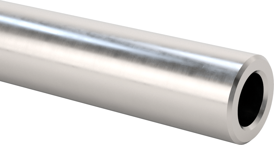 Malzeme Sertifikalı İçi Boş Lineer Hareket Mili, 1026 Karbon Çelik, 1-1/4" Çap, 48 inç Uzunluk
