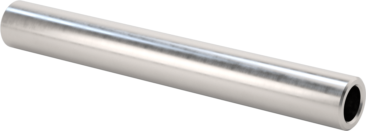 Malzeme Sertifikalı İçi Boş Lineer Hareket Mili, 1026 Karbon Çelik, 1-1/2" Çap, 12" Uzunluk