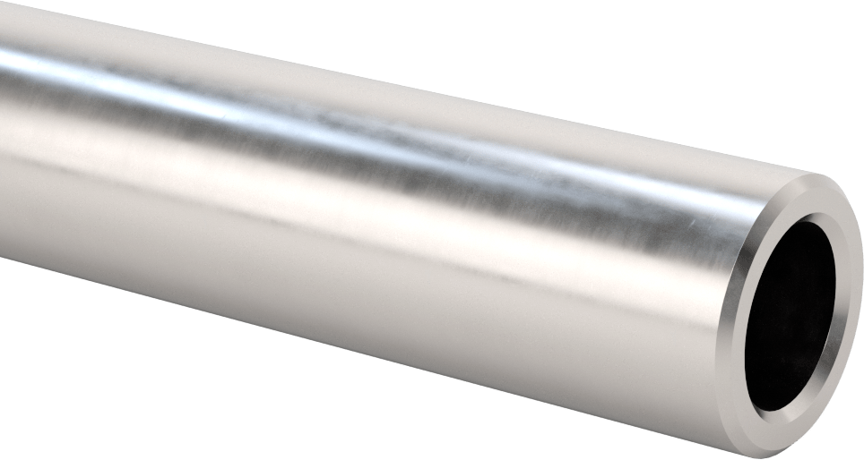 Malzeme Sertifikalı İçi Boş Lineer Hareket Mili, 1026 Karbon Çelik, 1-1/2" Çap, 24 inç Uzunluk