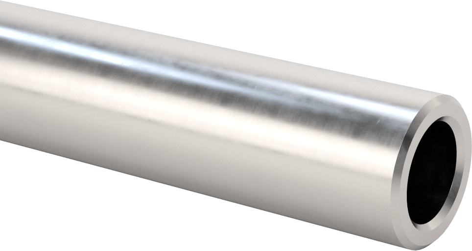 Malzeme Sertifikalı İçi Boş Lineer Hareket Mili, 1026 Karbon Çelik, 1-1/2" Çap, 36" Uzunluk