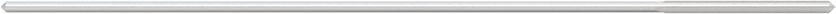 Yüksek Hızlı Çelik Yuvarlak Şaftlı Rayba, Düz Yiv ile, 64 AWG