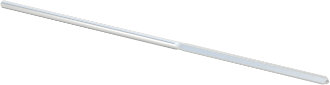 Yüksek Hızlı Çelik Yuvarlak Şaftlı Rayba, Düz Yiv ile, 70 AWG Boyutu