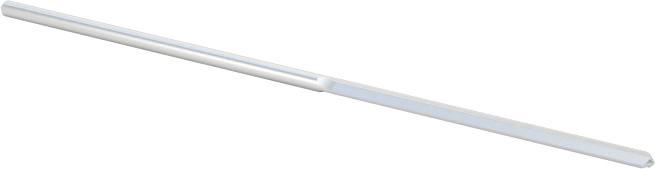 Yüksek Hızlı Çelik Yuvarlak Şaftlı Rayba, Düz Yiv ile, 72 AWG