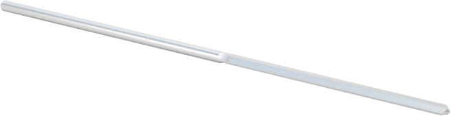 Yüksek Hızlı Çelik Yuvarlak Şaftlı Rayba, Düz Yiv ile, 73 AWG