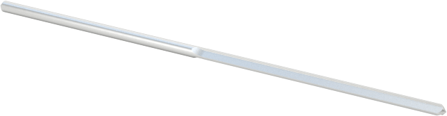 Yüksek Hızlı Çelik Yuvarlak Şaftlı Rayba, Düz Yiv ile, 74 AWG