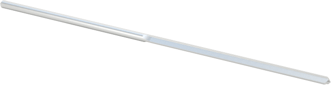 Yüksek Hızlı Çelik Yuvarlak Şaftlı Rayba, Düz Yiv ile, 75 AWG Boyutu