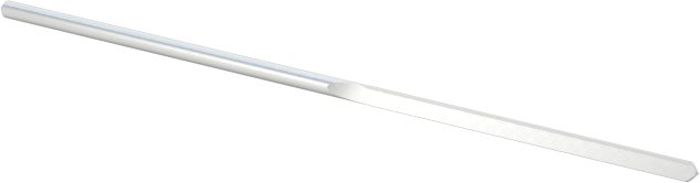 Yüksek Hızlı Çelik Yuvarlak Şaftlı Rayba, Düz Yiv ile, 76 AWG