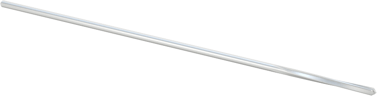 Yüksek Hızlı Çelik Yuvarlak Şaftlı Rayba, Spiral Yivli, 60 AWG Boyutu