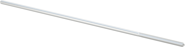Yüksek Hızlı Çelik Yuvarlak Şaftlı Rayba, Düz Yiv ile, 56 AWG
