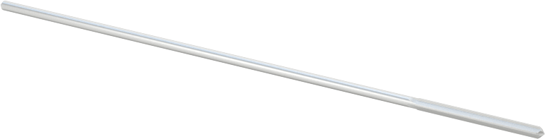 Yüksek Hızlı Çelik Yuvarlak Şaftlı Rayba, Düz Yiv ile, 57 AWG