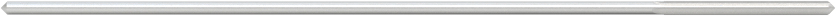 Yüksek Hızlı Çelik Yuvarlak Şaftlı Rayba, Düz Yiv ile, 59 AWG