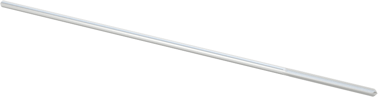Yüksek Hızlı Çelik Yuvarlak Şaftlı Rayba, Düz Yiv ile, 60 AWG Boyutu