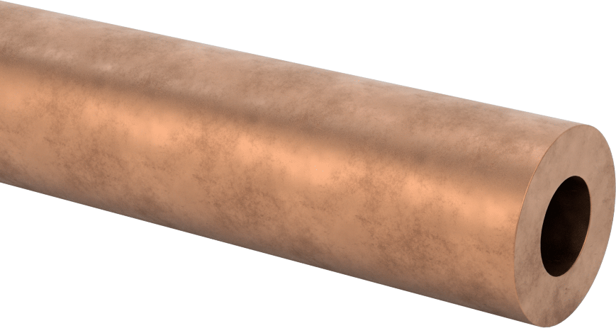 Yağ Dolgulu 841 Yatak Bronzu Tüp, 1/4" Duvar Kalınlığı, 1" OD