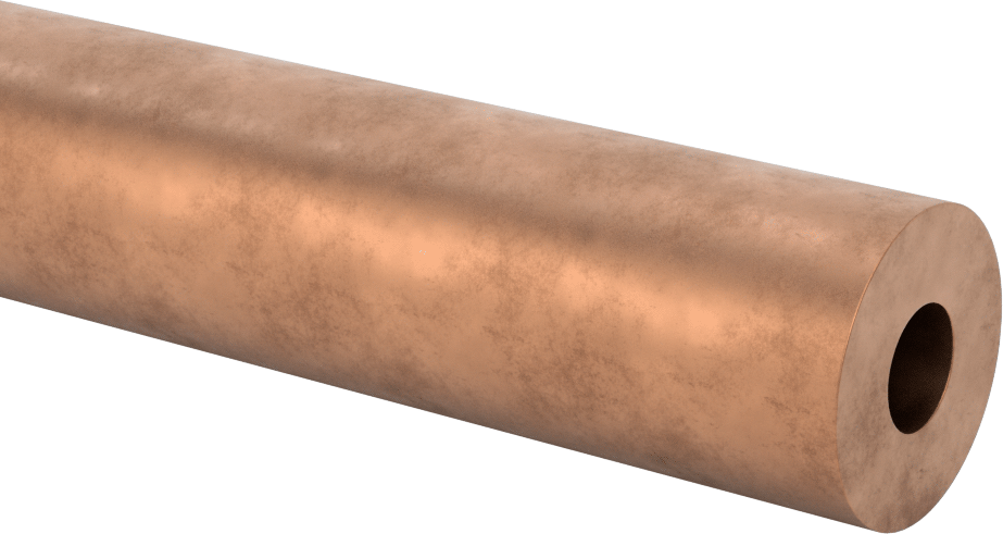 Yağ Dolgulu 841 Yatak Bronzu Tüp, 3/8" Duvar Kalınlığı, 1-1/4" OD
