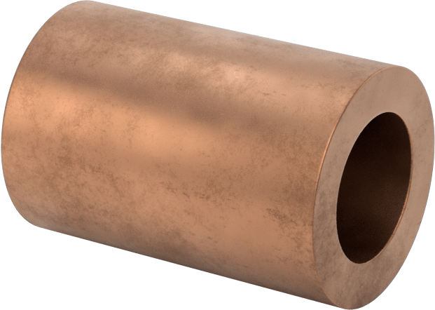 Yağ Dolgulu 841 Yatak Bronzu Tüp, 3/8" Duvar Kalınlığı, 2" OD
