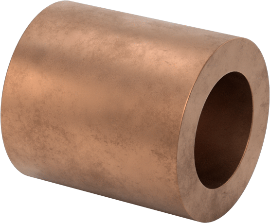 Yağ Dolgulu 841 Yatak Bronzu Tüp, 1/2" Duvar Kalınlığı, 2-3/4" OD