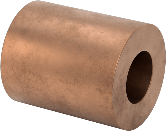 Yağ Dolgulu 841 Yatak Bronzu Tüp, 5/8" Duvar Kalınlığı, 2-1/2" OD