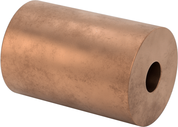 Yağ Dolgulu 841 Yatak Bronzu Tüp, 11/16" Duvar Kalınlığı, 2" OD