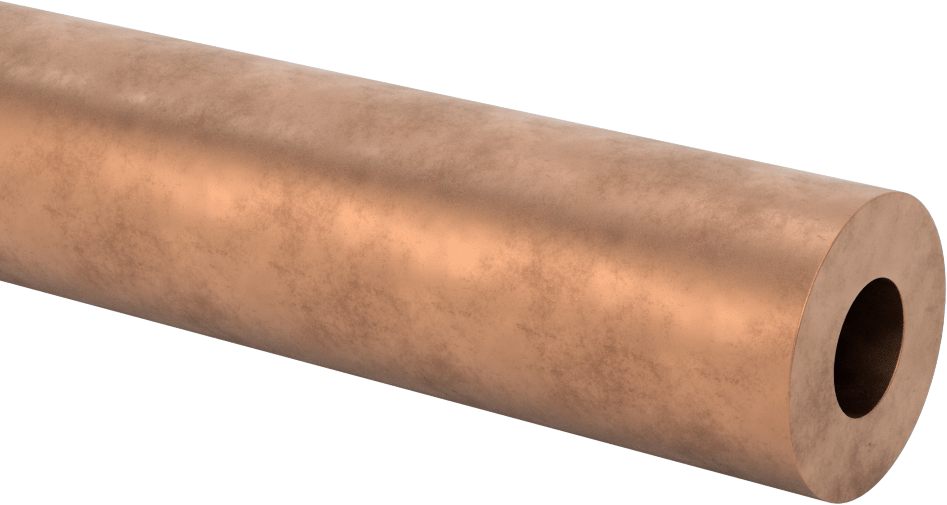 Yağ Dolgulu 841 Yatak Bronzu Tüp, 3/8" Duvar Kalınlığı, 1-3/8" OD
