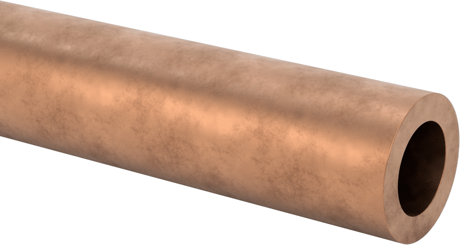 Yağ Dolgulu 841 Yatak Bronzu Tüp, 1/4" Duvar Kalınlığı, 1-3/8" OD