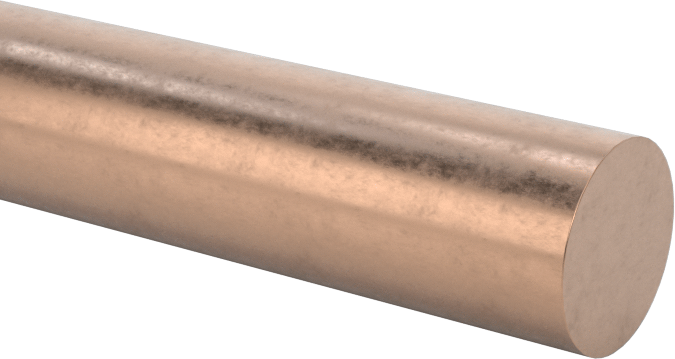Yağ Dolgulu 841 Yatak Bronzu Çubuk, 1/4" Çap, 2" Uzunluk