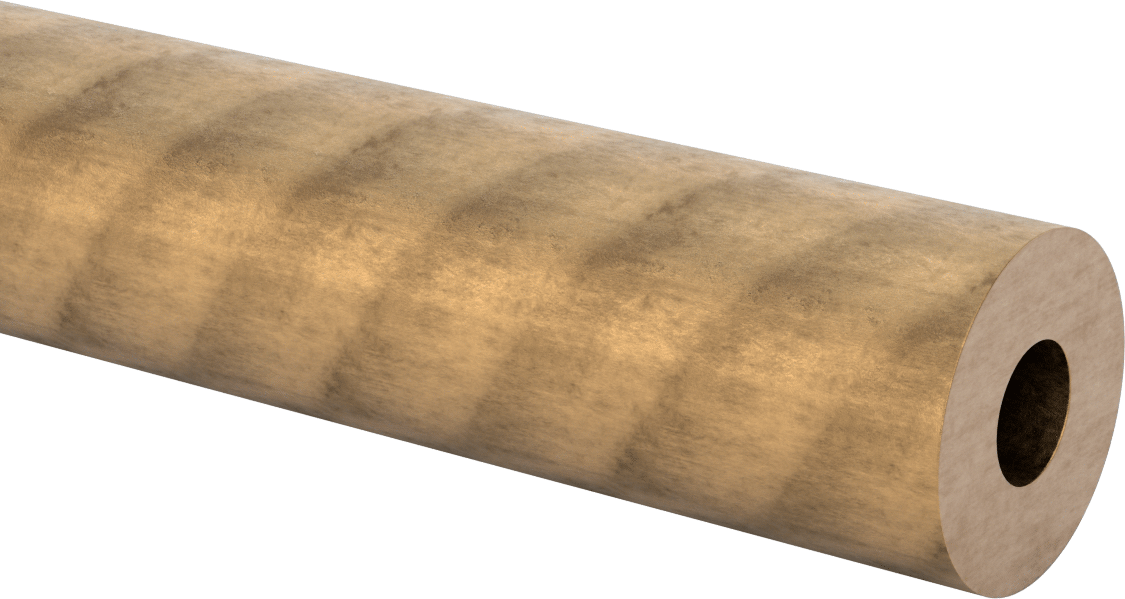 Yüksek Mukavemetli 863 Yatak Bronzu Boru, 3/4" Duvar Kalınlığı, 2-1/2" OD