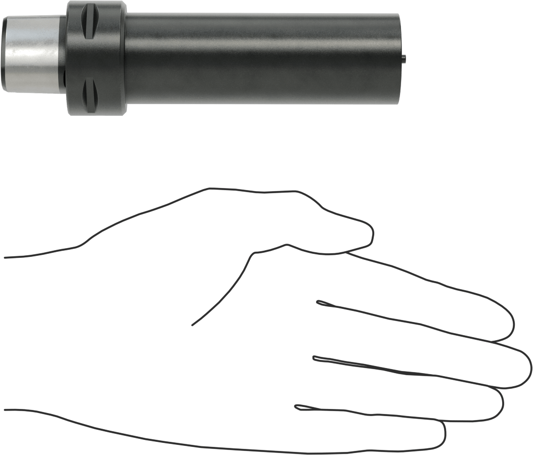 Delik Açma ve Torna Kartuş Tutucusu, 1-1/4" Kartuş Dış Çapı için, 40 mm Toplam Çap