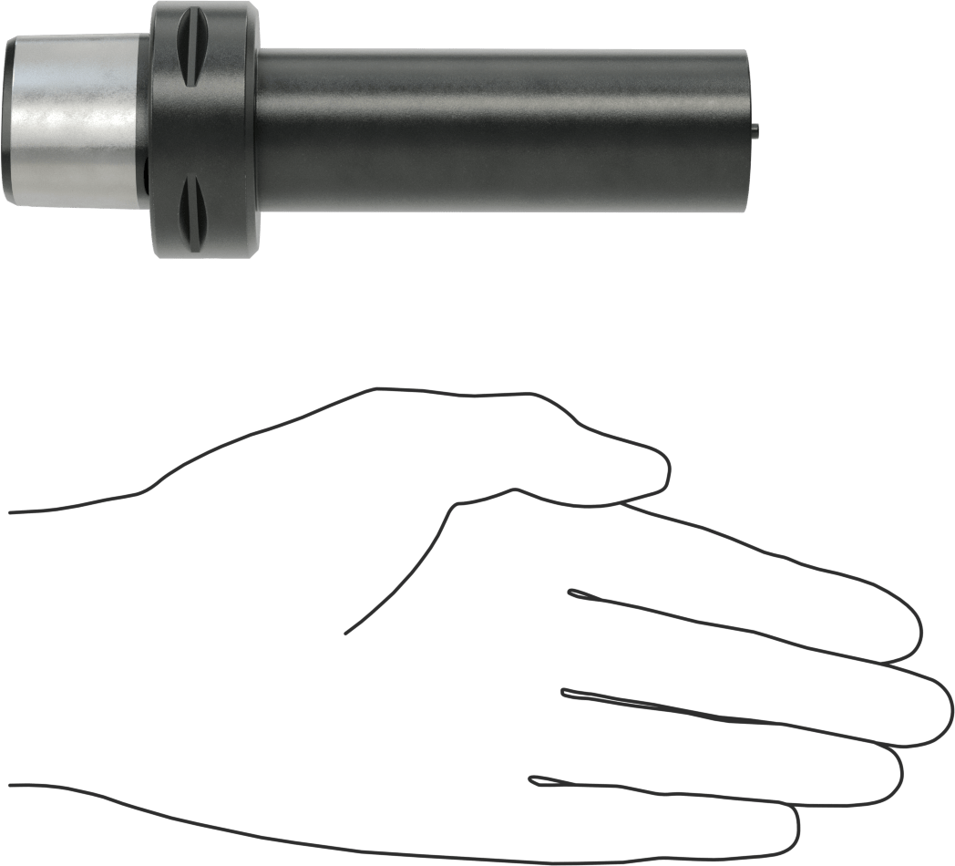Delik Açma ve Torna Kartuş Tutucusu, 1-1/4" Kartuş Dış Çapı için, 50 mm Toplam Çap