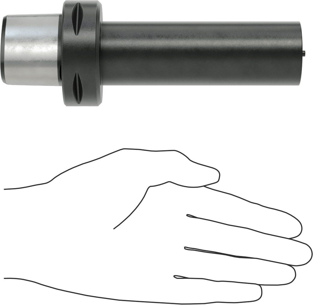 Delik Açma ve Torna Kartuş Tutucusu, 1-1/2" Kartuş Dış Çapı için, 63 mm Toplam Çap