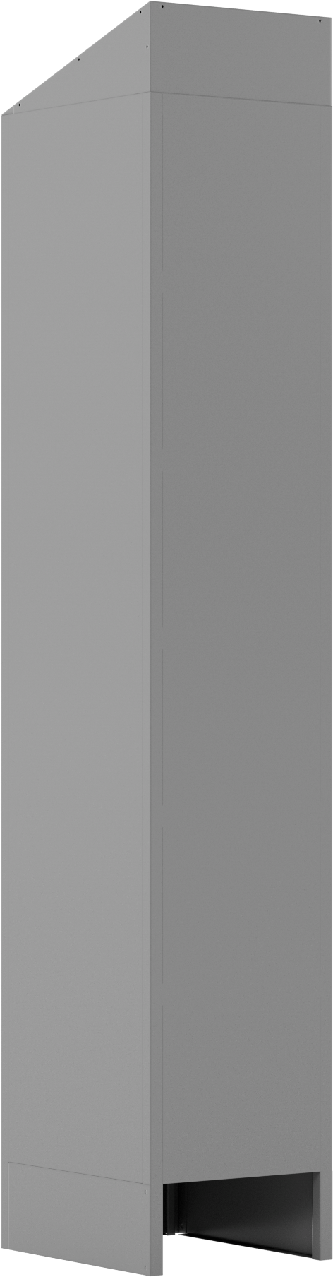Kilitli Dolap, Eğimli Üstlü, 6 Aşağı x 1 Boyuna, 15“ x 18” x 84" Toplam