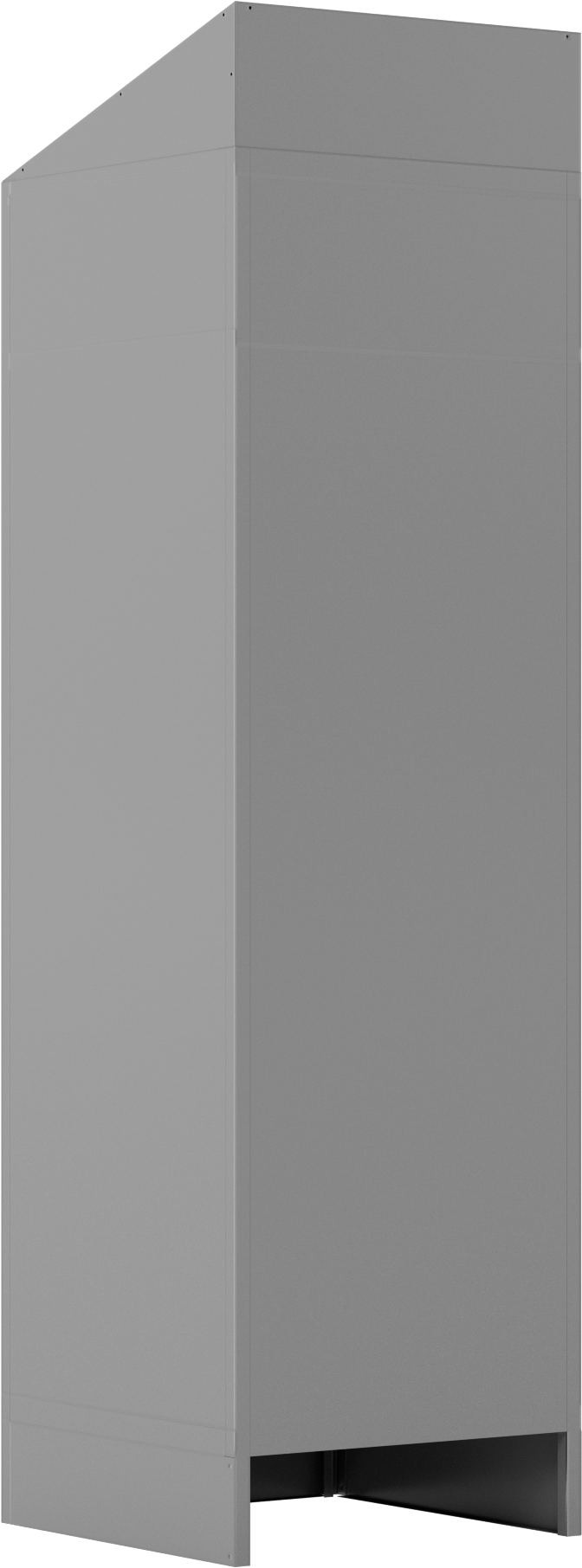 Kilitli Dolap, Eğimli Üstlü, 1 Aşağı x 1 Enine, 24“ x 24” x 86" Toplam