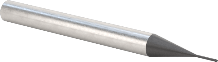 Takım Çeliği için Karbür Küresel Uçlu Freze, Sertleştirilmiş Çelik, ve Demir, 0,4 mm Freze Çapı, Rockwell C63