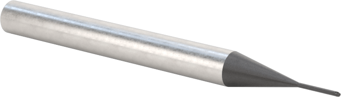 Takım Çeliği için Karbür Küresel Uçlu Freze, Sertleştirilmiş Çelik, ve Demir, 0,5 mm Freze Çapı, Rockwell C63