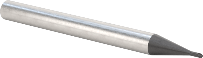 Takım Çeliği için Karbür Küresel Uçlu Freze, Sertleştirilmiş Çelik, ve Demir, 0,8 mm Freze Çapı, Rockwell C63