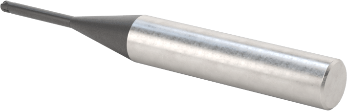 Takım Çeliği için Karbür Küresel Uçlu Freze, Sertleştirilmiş Çelik, ve Demir, 1,5 mm Freze Çapı, Rockwell C63