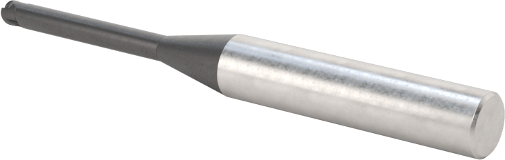 Takım Çeliği için Karbür Küresel Uçlu Freze, Sertleştirilmiş Çelik, ve Demir, 2,5 mm Freze Çapı, Rockwell C63