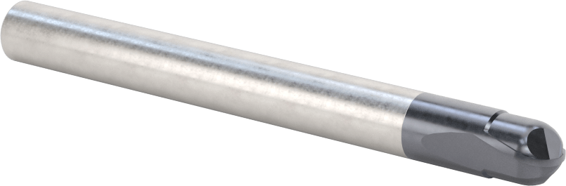 Takım Çeliği için Karbür Küresel Uçlu Freze, Sertleştirilmiş Çelik ve Demir, 8 mm Freze Çapı, Rockwell C52