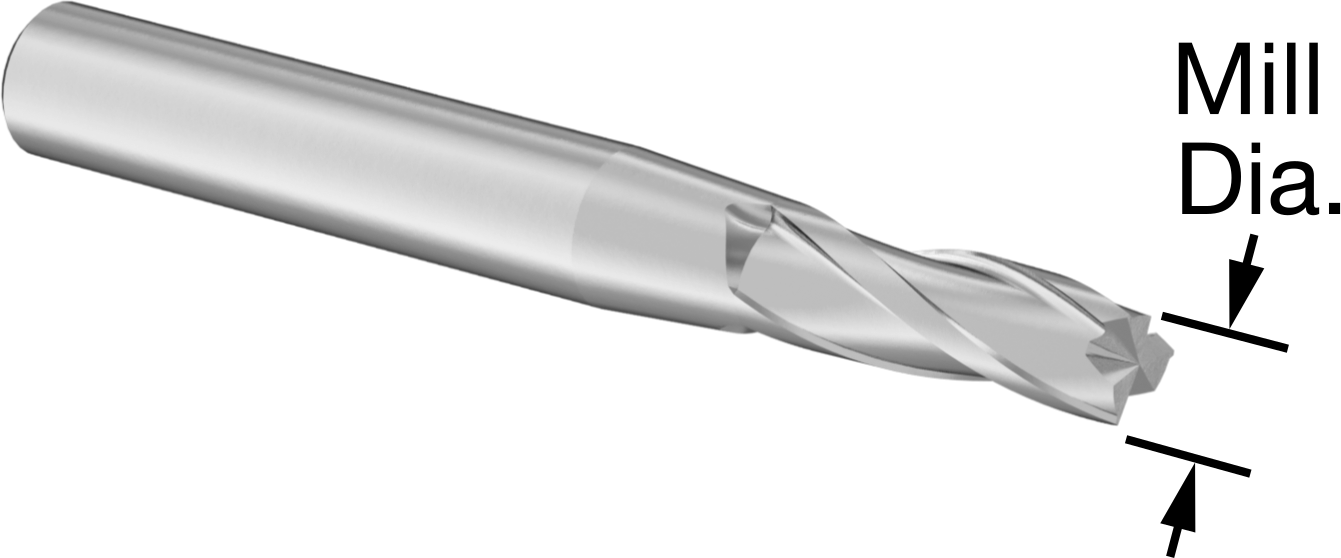 Kaplamasız Karbür Konik Kare Uçlu Freze, 3 Yiv, 1 Derece Konik, 6 mm Freze Çapı, 20 mm Uzun Kesim