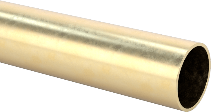 Pirinç Boru, 11 mm OD, 0,45 mm Duvar Kalınlığı, 10 mm ID