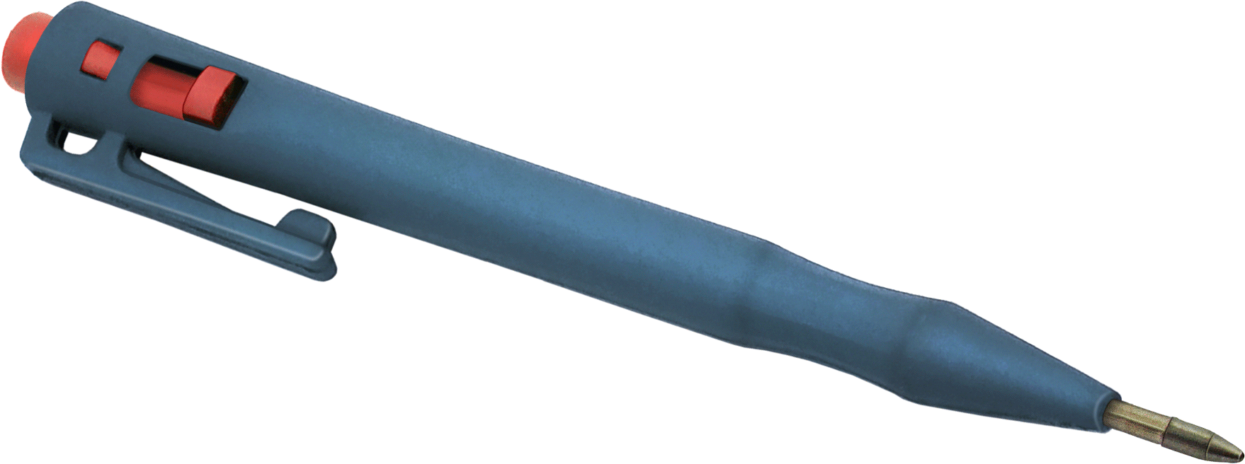 Siyah Metal ve X-Ray ile Tespit Edilebilir Her Açıdan Görünür Mürekkep Kalemi