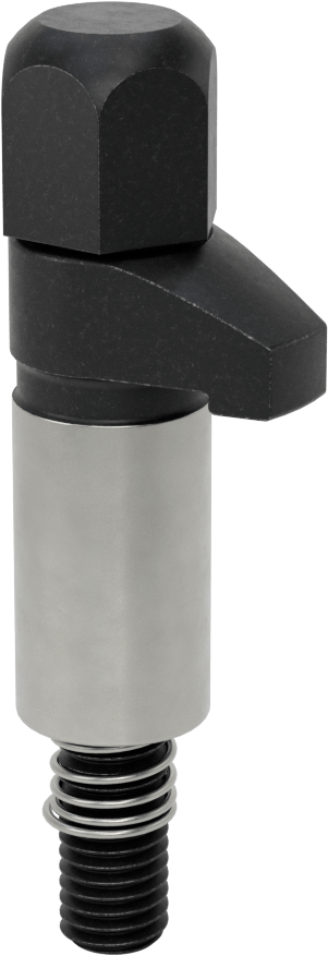Sabitleme Fikstürü Kelepçesi, Kapak Somunlu Topuz Başlı Vida, 1/2"-13 Diş