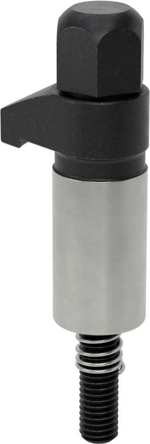 Sabitleme Fikstürü Kelepçesi, Kapak Somunlu Topuz Başlı Vida, 3-1/8"-16 Dişli