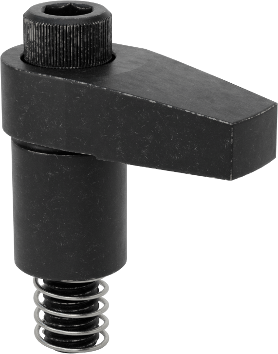 Sabitleme Fikstürü Kelepçesi, Soket Başlı Vida, 1-17/32" Maksimum Boşluk, 5/8"-11 Diş