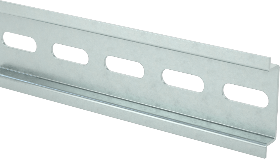 Çinko Kaplı Çelik DIN 3 Ray, 4-7/8" Uzunluk