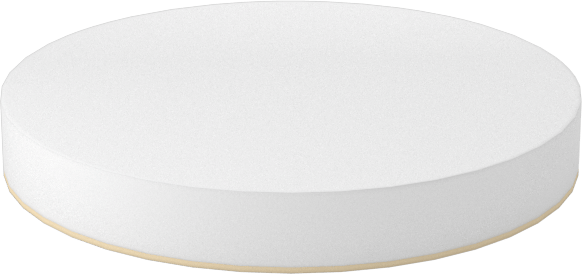Yapışkan Sırtlı Koruyucu Ayaklar, Kimyasal Dayanıklı, 1/2" Çaplı PTFE Taban