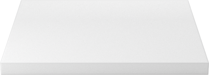 Yapışkan Sırtlı Koruyucu Ayaklar, Kimyasal Dayanıklı, 1“ Uzunluk x 1” Genişlikte Kare PTFE Taban