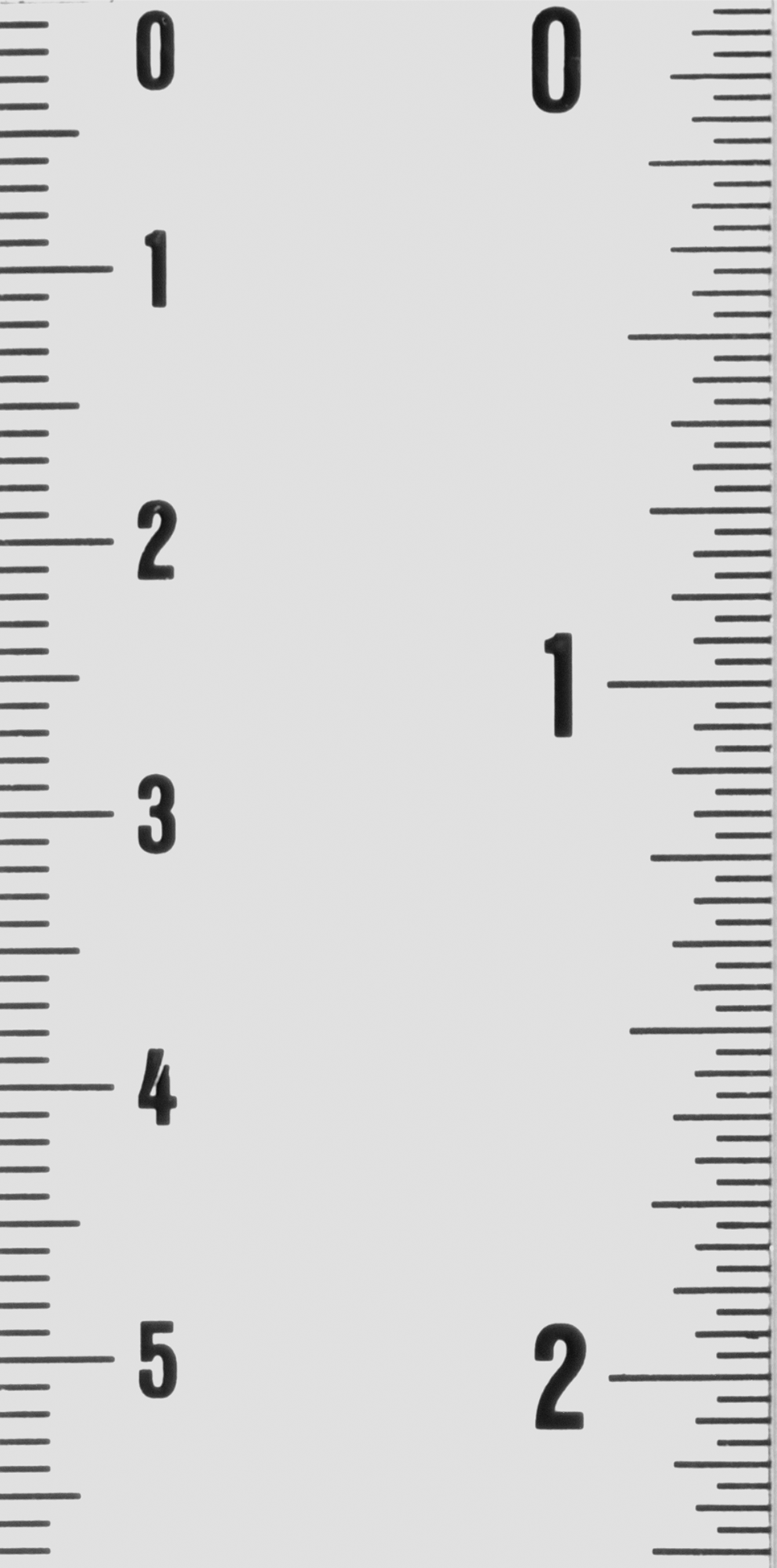 Cetvel, Dikey, Yukarıdan Aşağıya Okuma, 0“-48” Ölçer