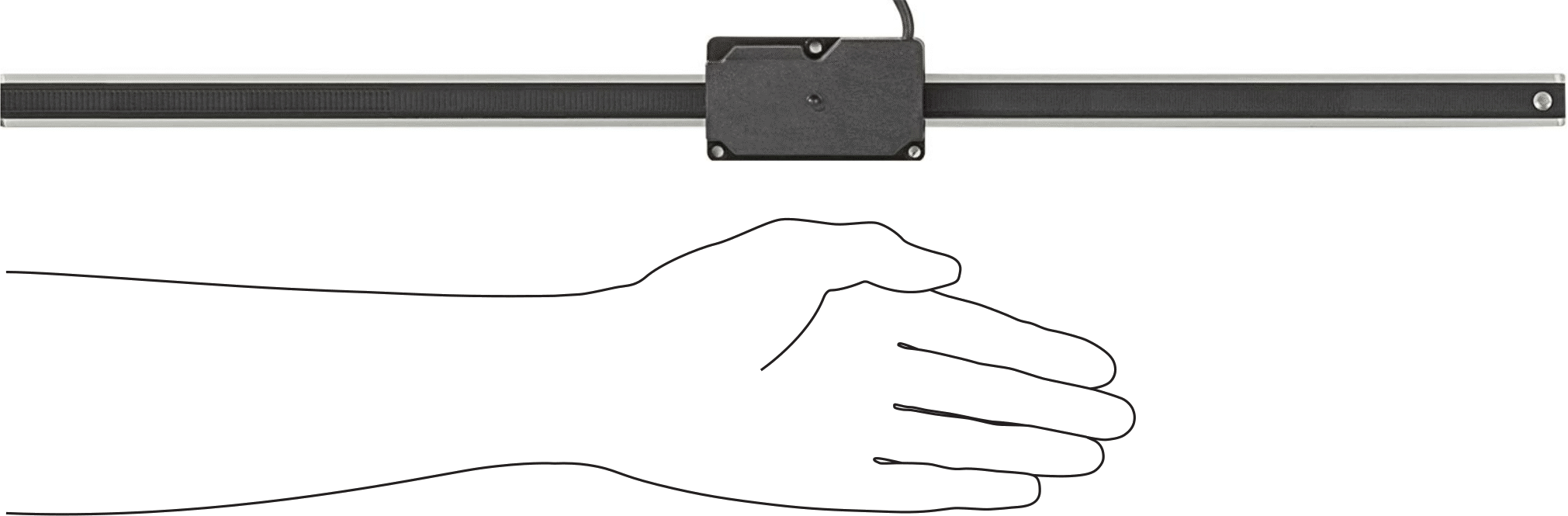 Dijital Okumalı Lineer Ölçek, 0“ ila 10” ve 0 mm ila 250 mm Ölçüm Aralığı